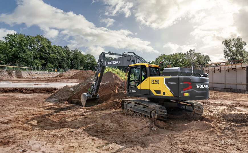 Volvo CE will launch the largest electric excavator in Japan